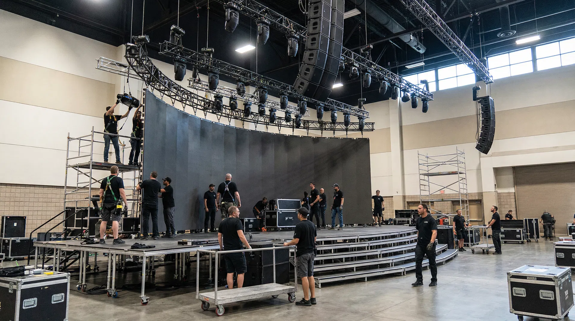 On-Site AV, Staging & Video Walls