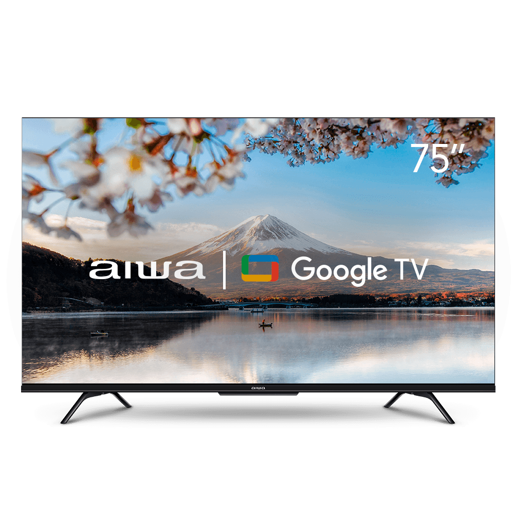 Smart TV AIWA 75” GOOGLE TV 4K