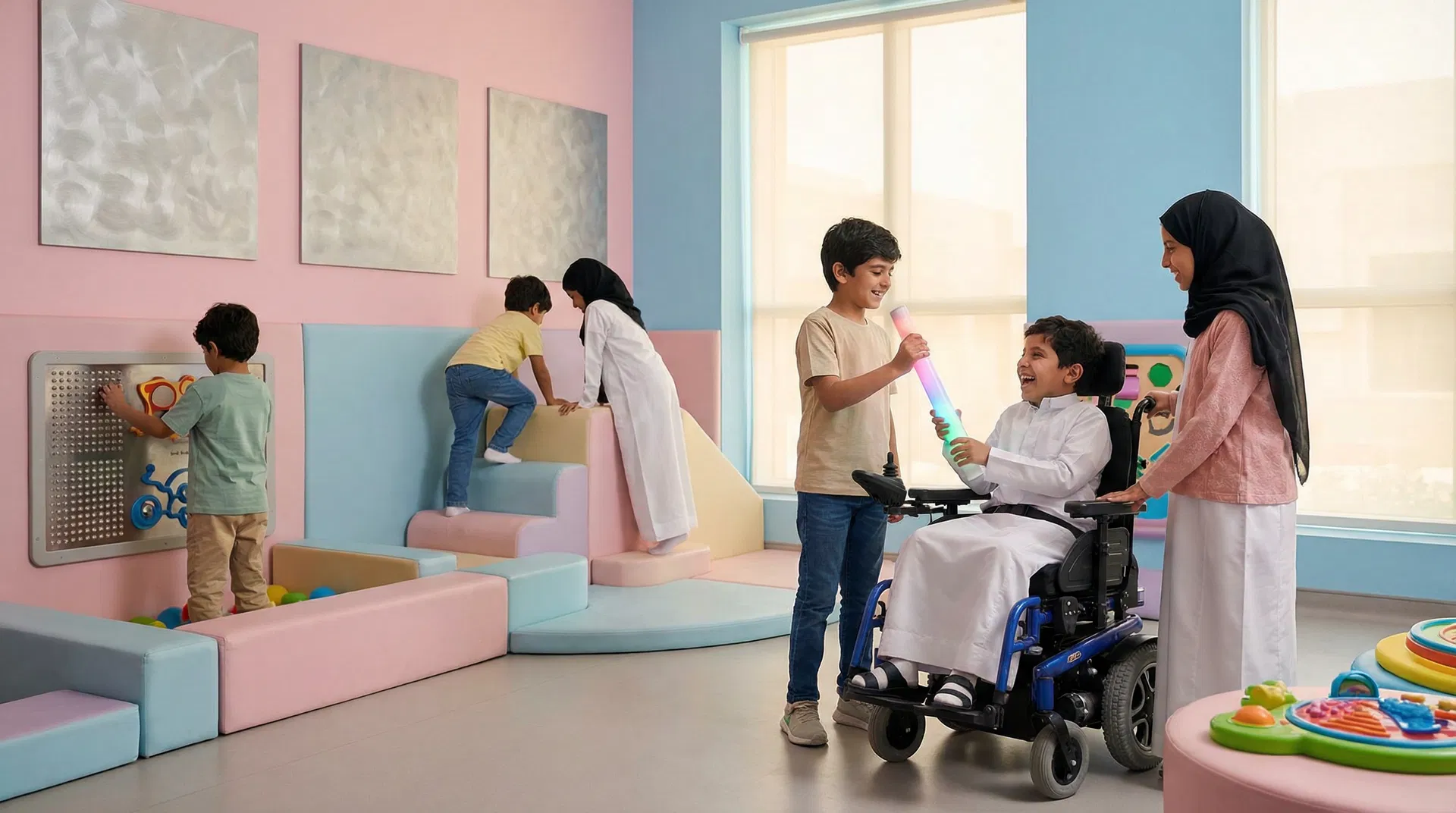 اللعب الشامل يبني الصداقات