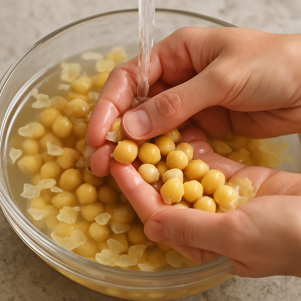 Chickpea Peeling