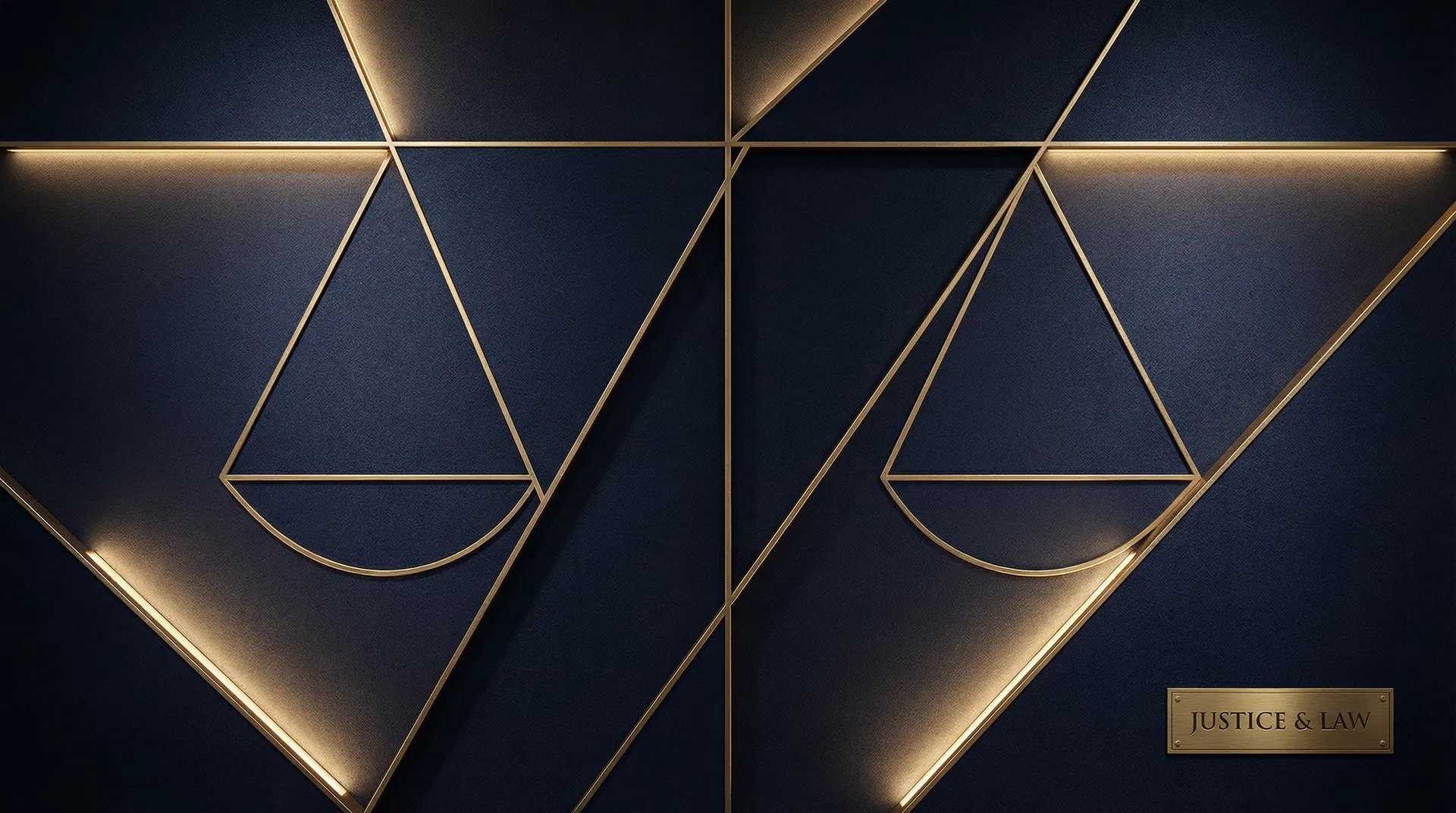 Fundo abstrato com elementos legais representando os diferenciais da JPF Advocacia