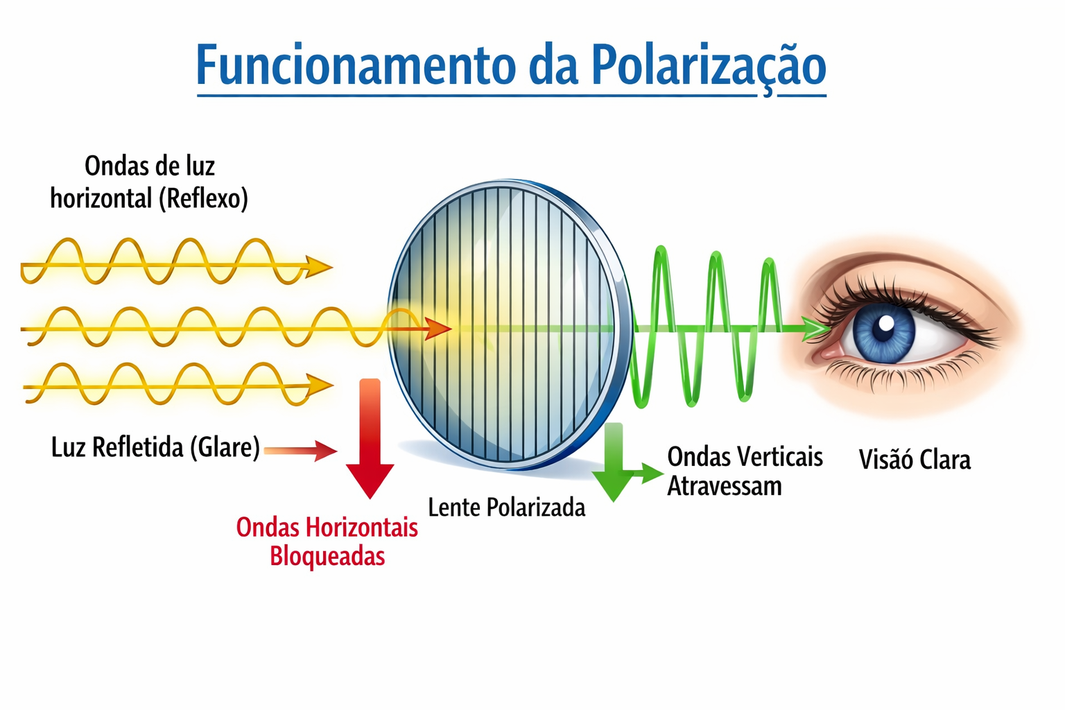 Infográfico: Funcionamento da polarização