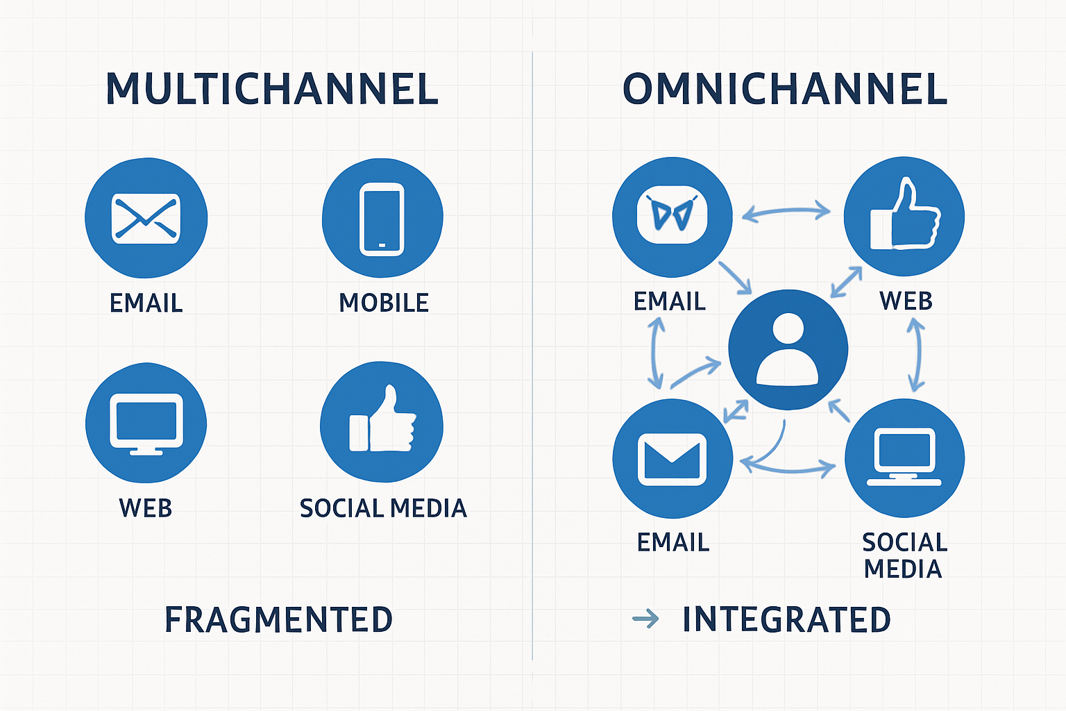 Multichannel vs Omnichannel Comparison