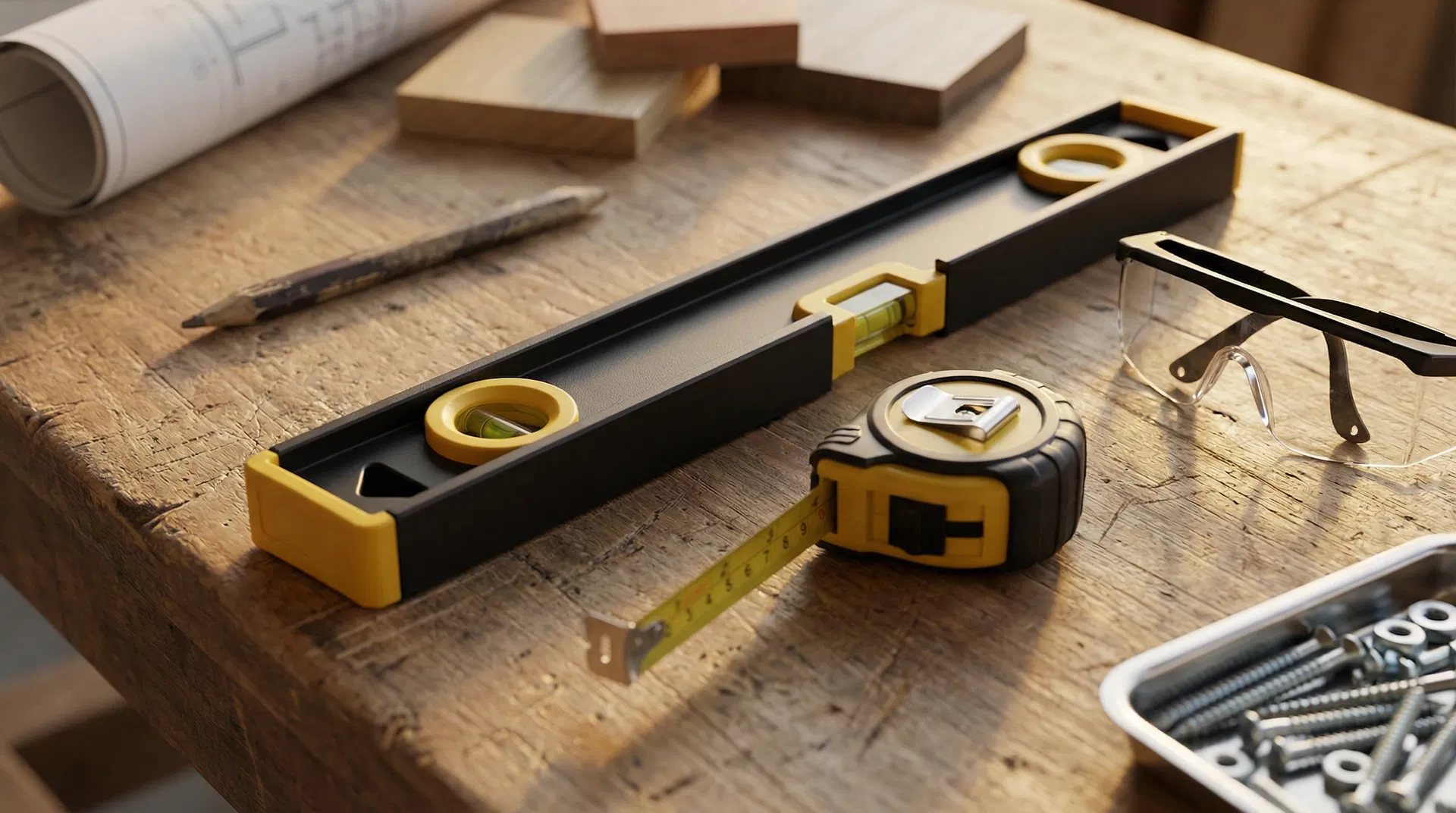 Professional tools and craftsmanship