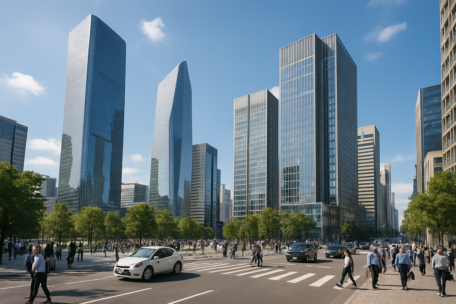 海外のビジネス街