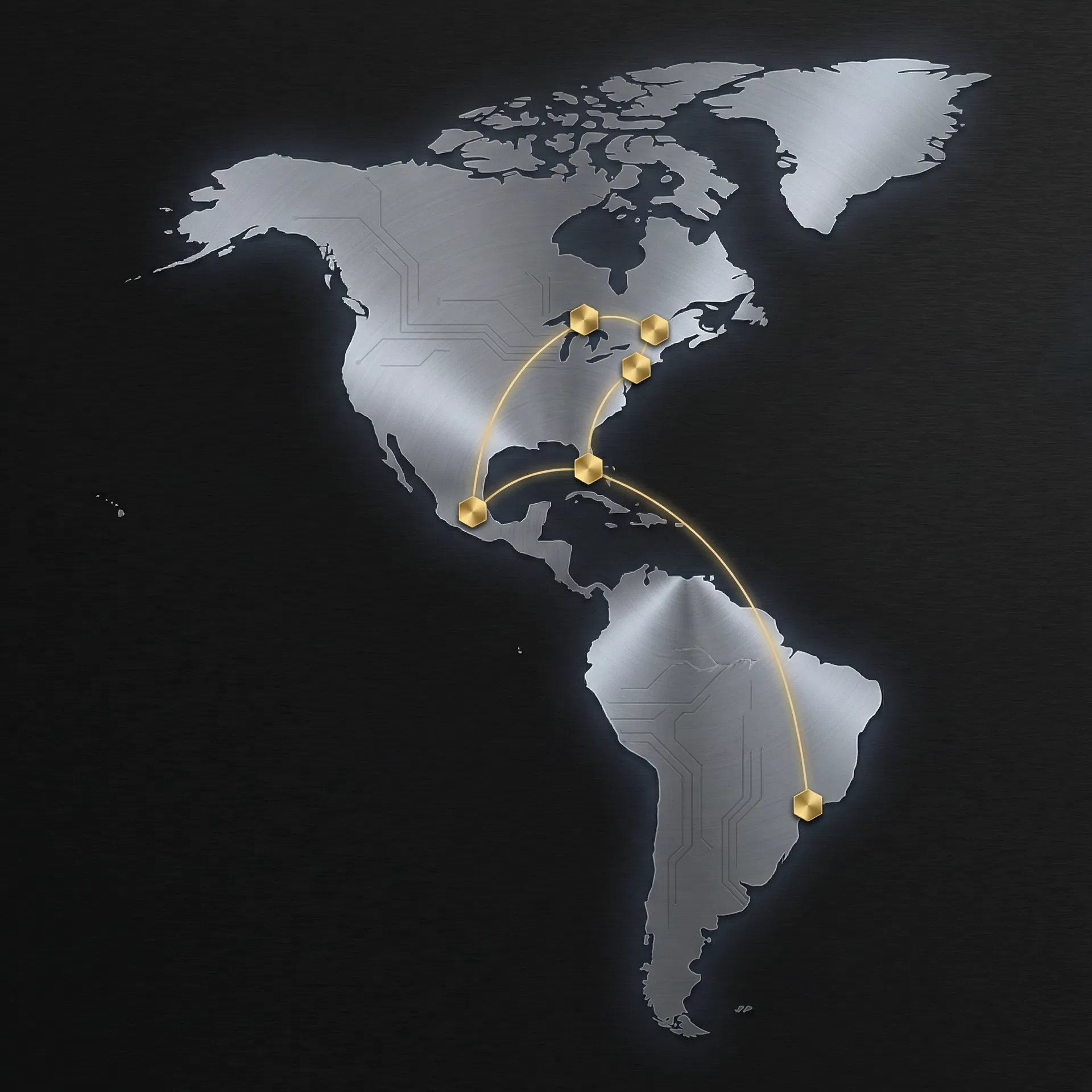 Americas Coverage Map