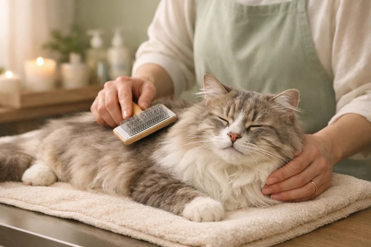 Cat grooming