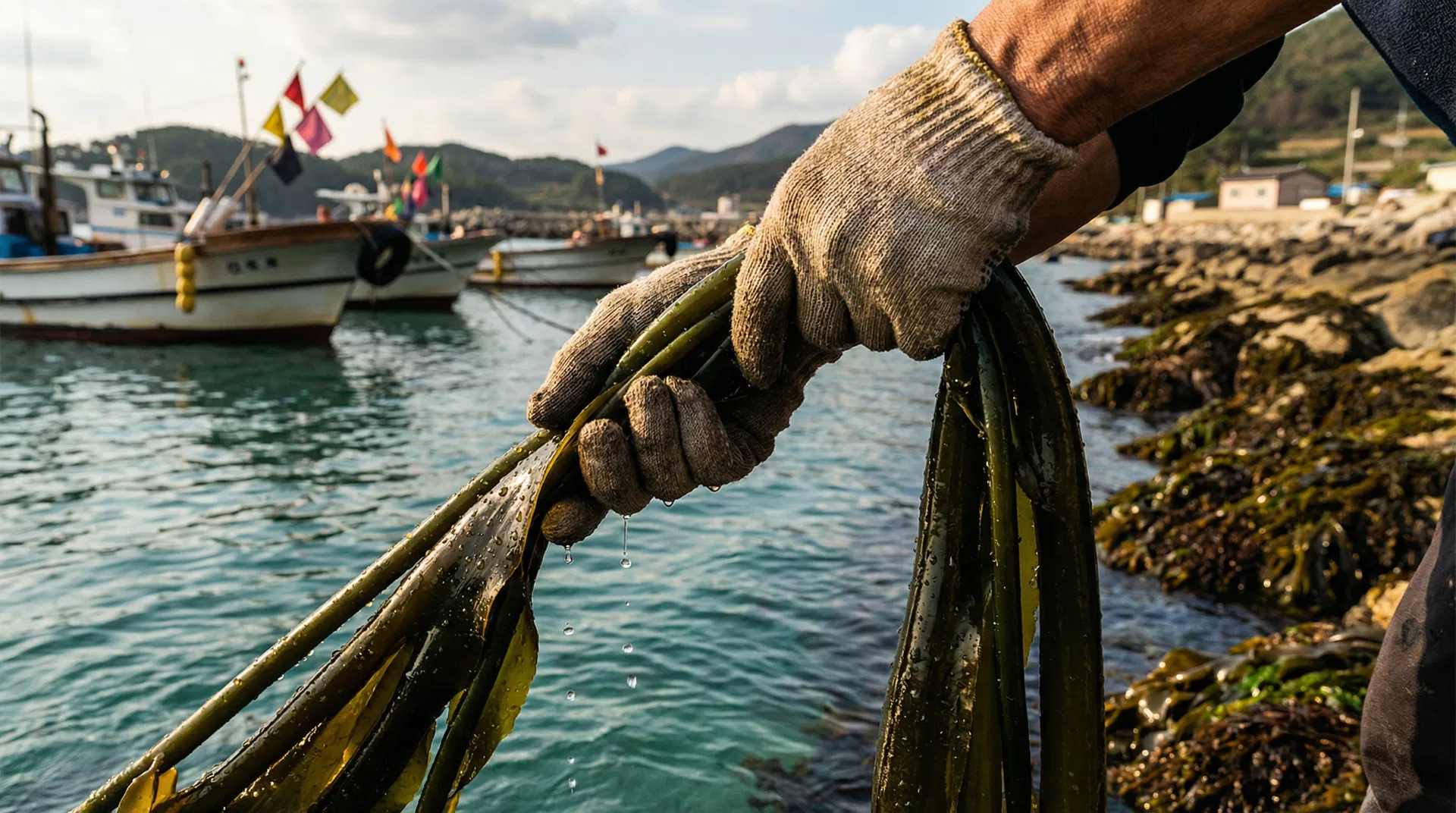 Busan Gijang Kelp Harvesting