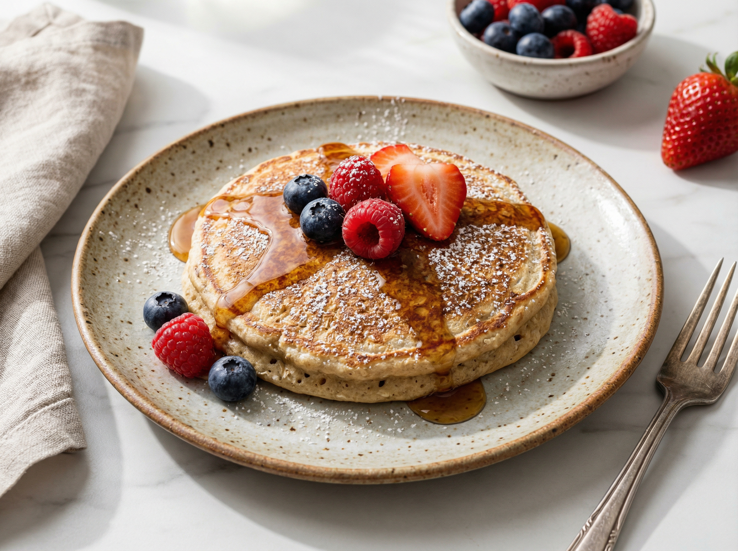 Quick Australian Oat Bran Pancake