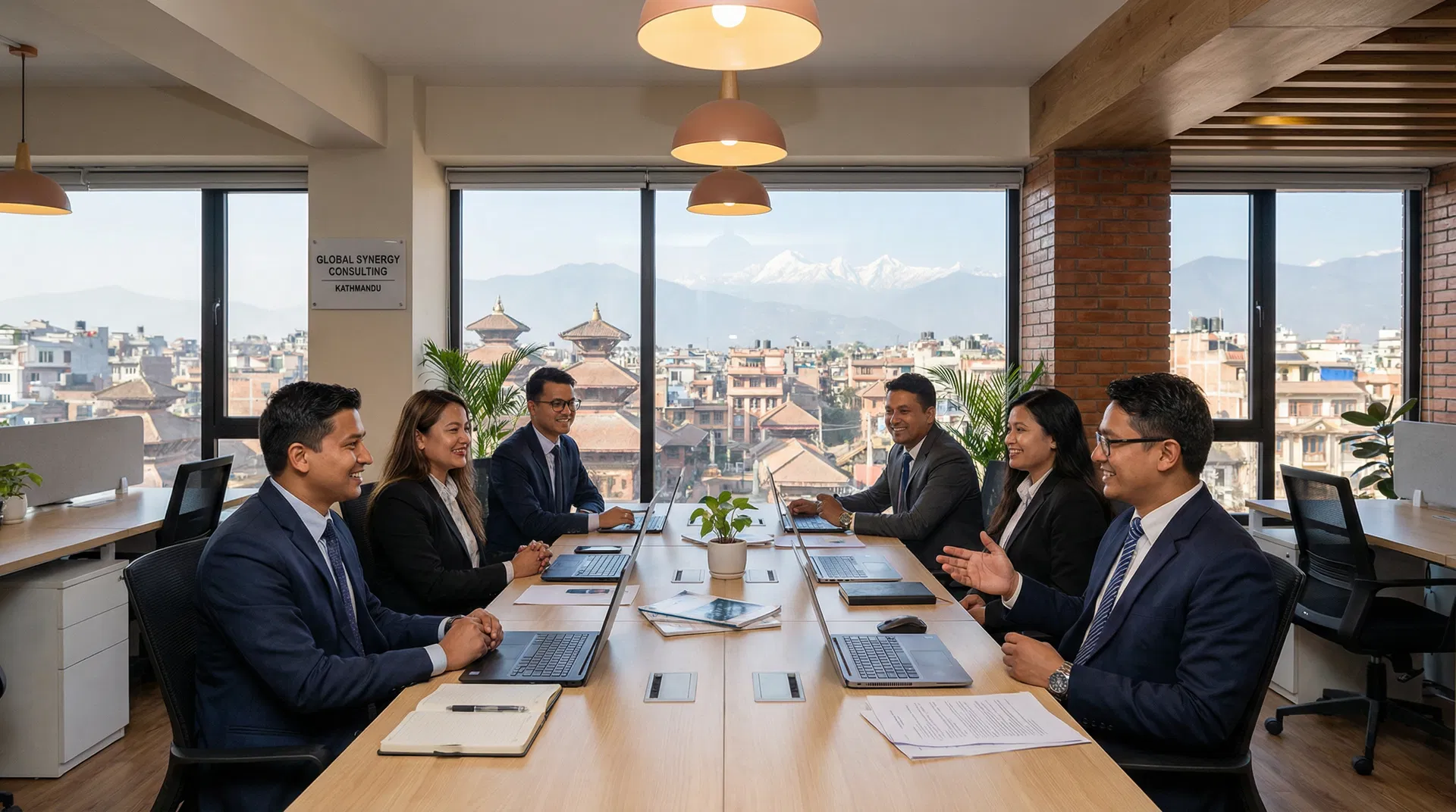 NNTC team meeting in Kathmandu office