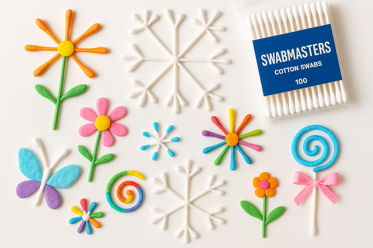 SWABMASTERS Cotton Swab DIY Crafts Collection