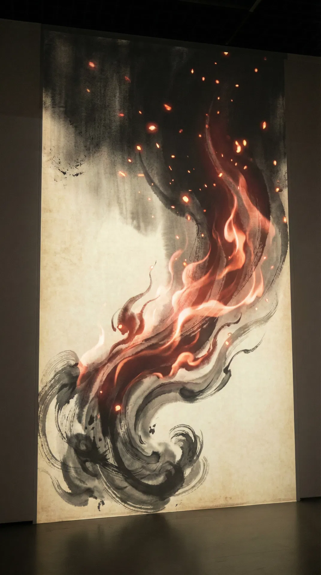 Fire strategy abstract art