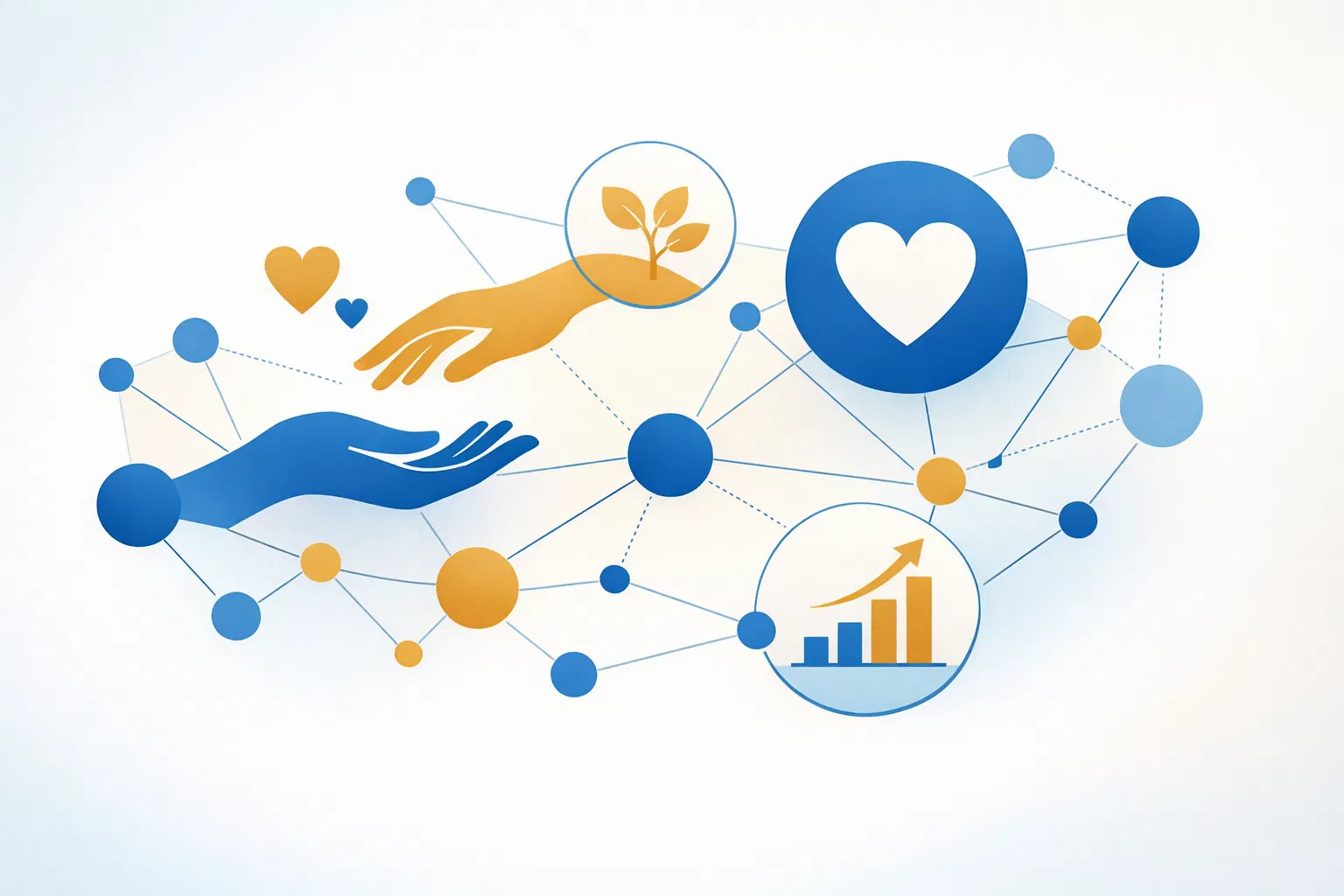 Rede de impacto social — projetos e conexões