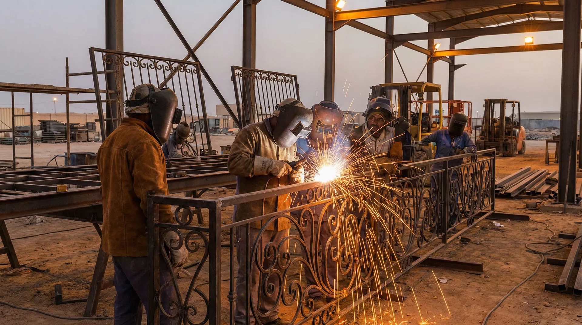 أعمال الحدادة واللحام