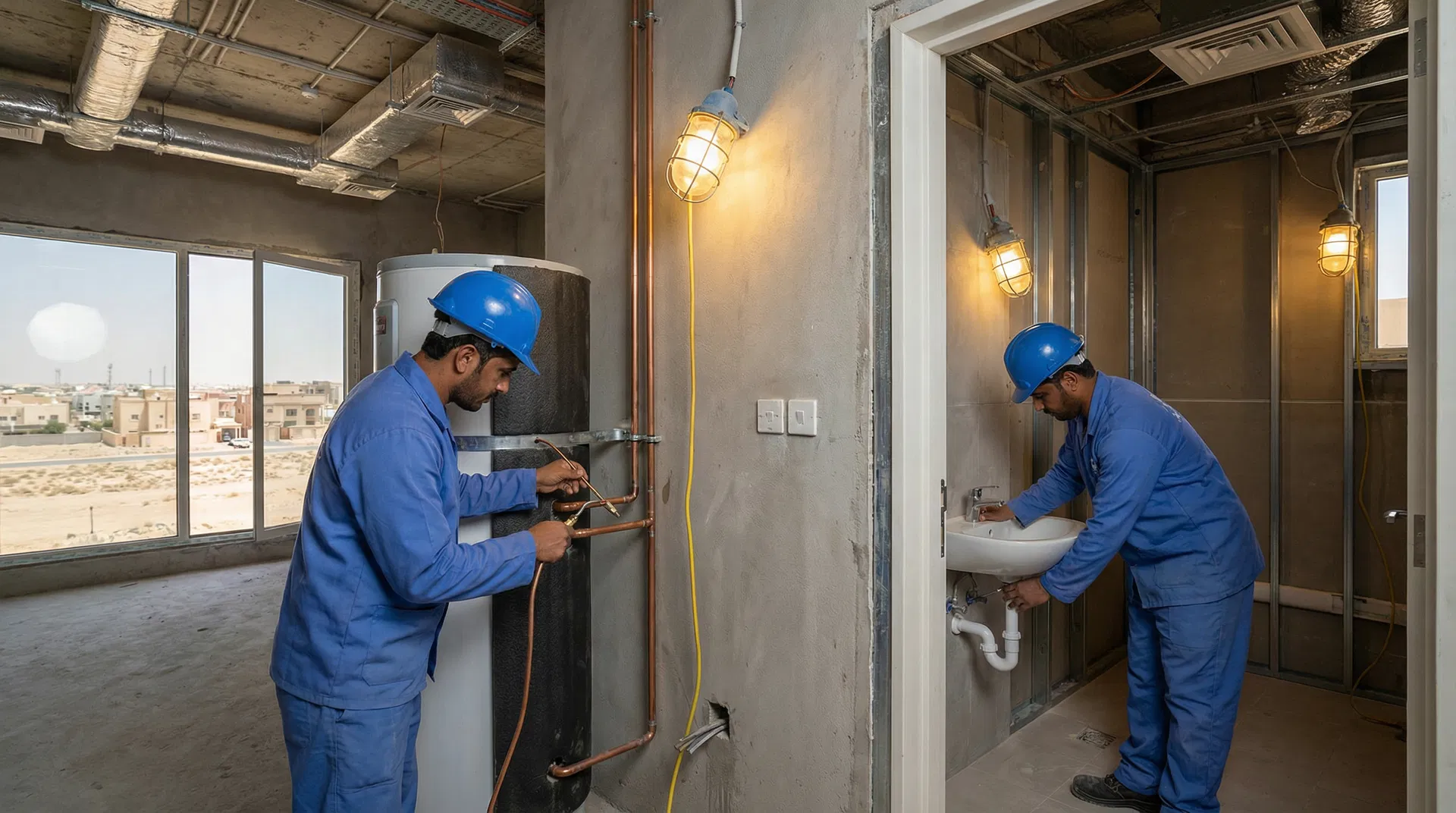 أعمال السباكة