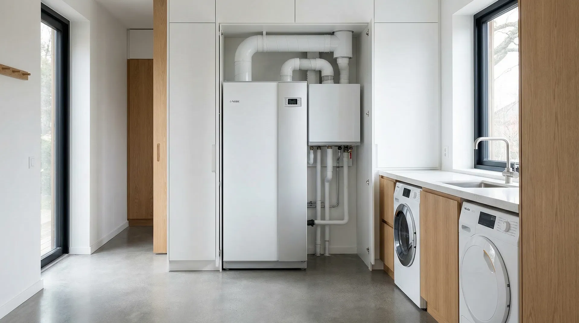 Edenbergs VVS frånluftsvärmepump installation