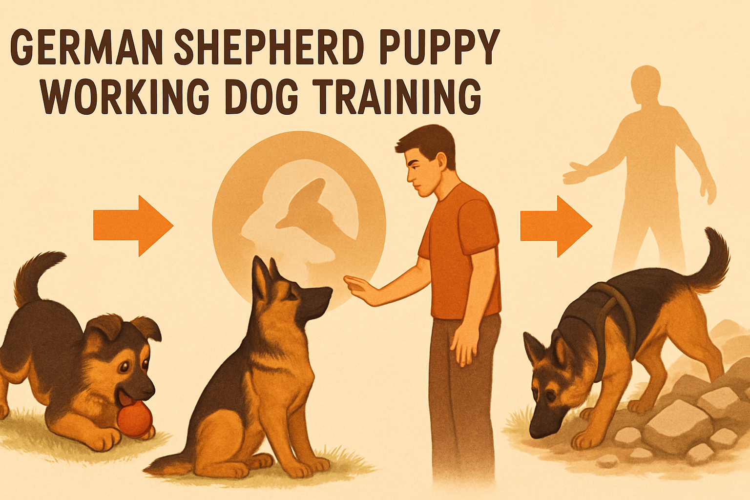 German Shepherd Puppy Working Dog Training: A Comprehensive Guide 1 German Shepherd Puppy Working Dog Training Stages