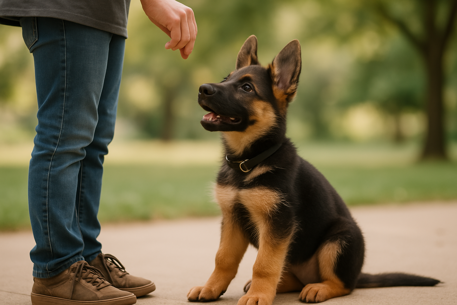 German Shepherd Puppy Working Dog Training: A Comprehensive Guide 2 German Shepherd Puppy in Obedience Training
