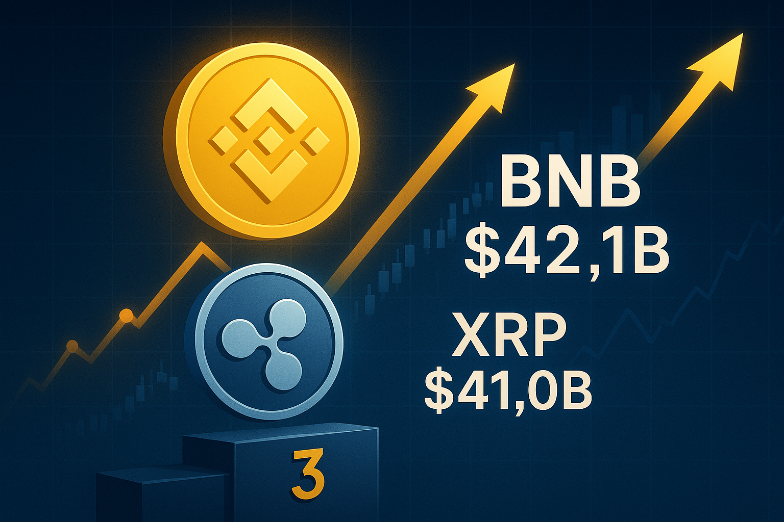 BNB Overtakes XRP in Market Cap Rankings