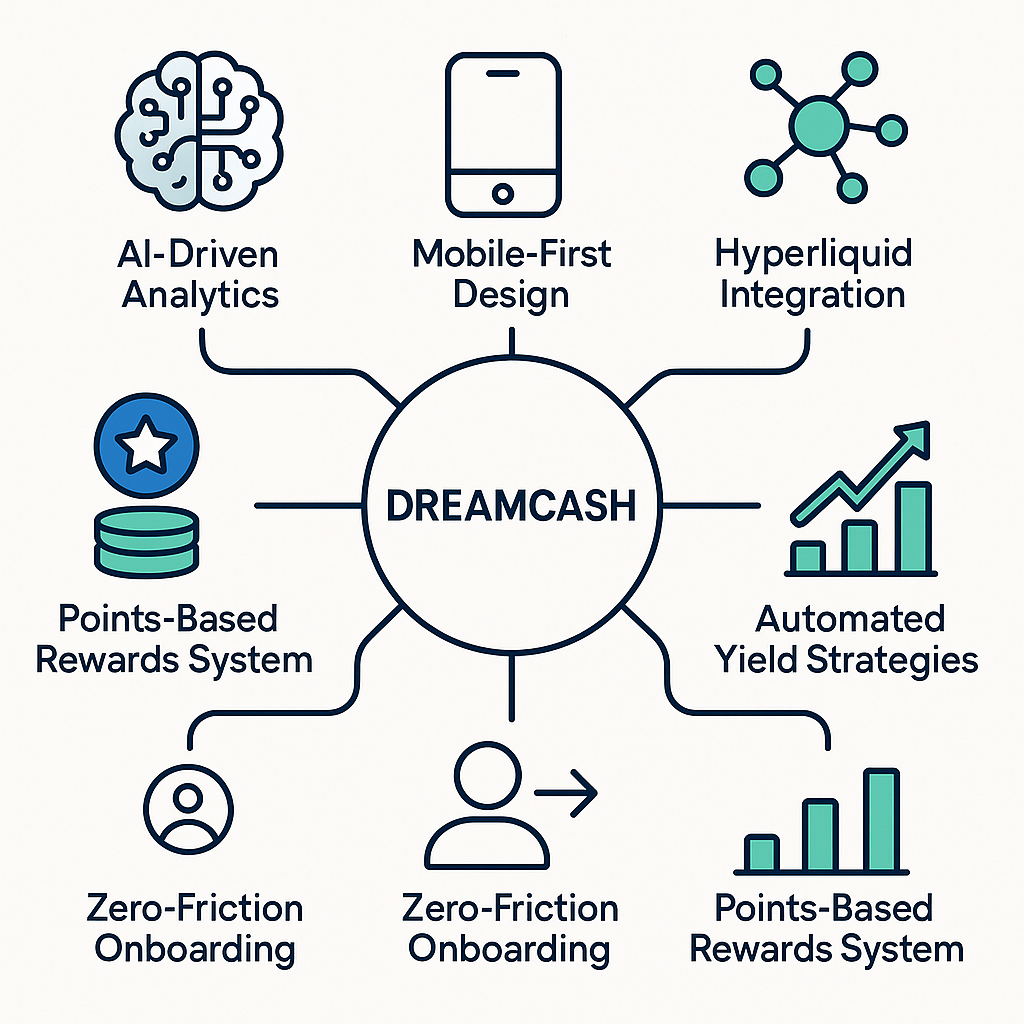 Dreamcash Key Features and Benefits