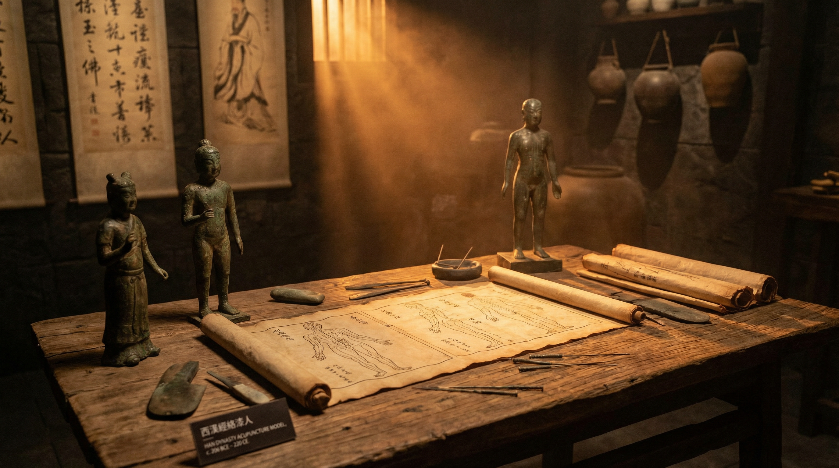 Ancient Chinese Acupuncture Meridians