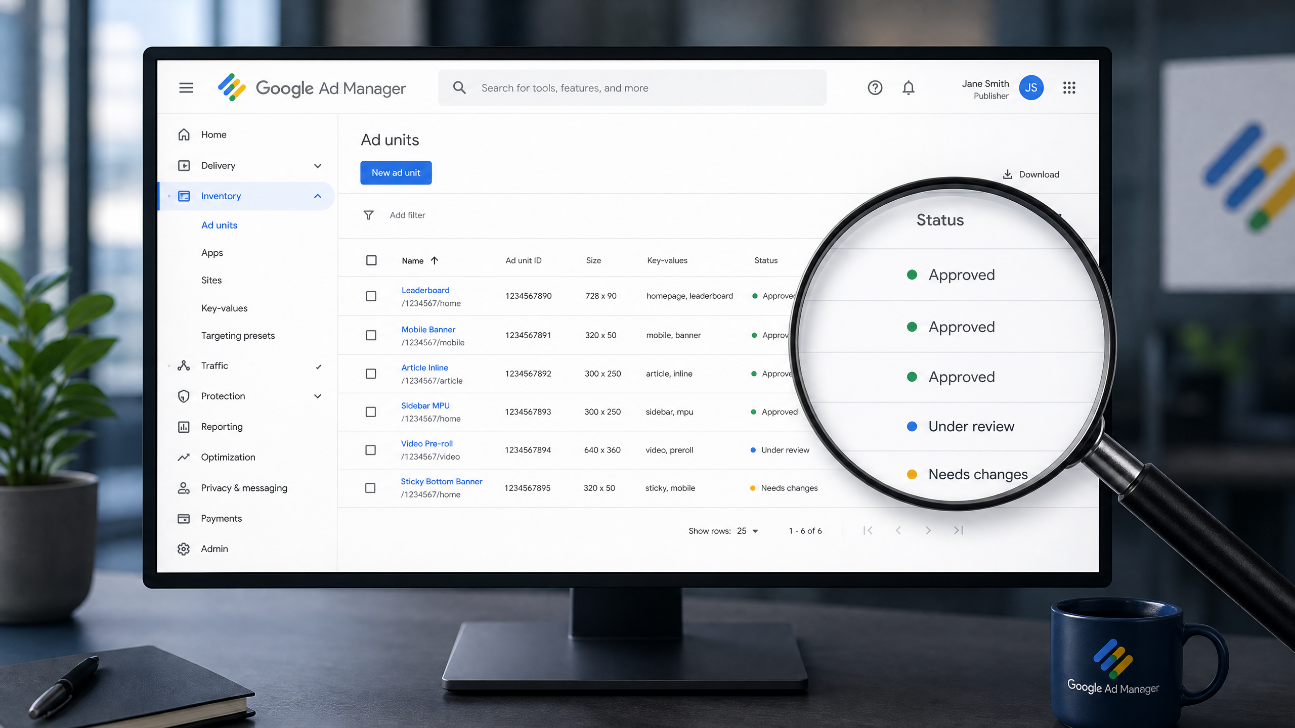 Google Ad Manager Approval Google Ad Manager Approval Interface