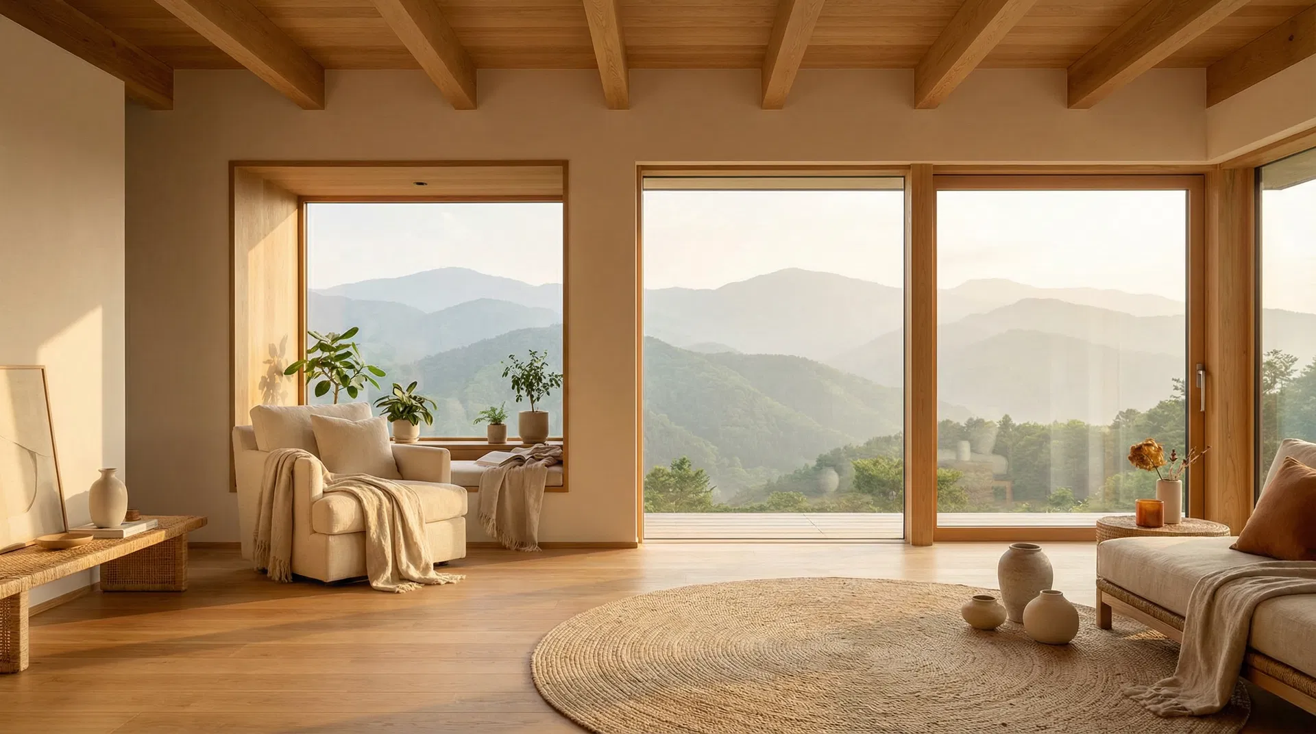 温かみのある木の家