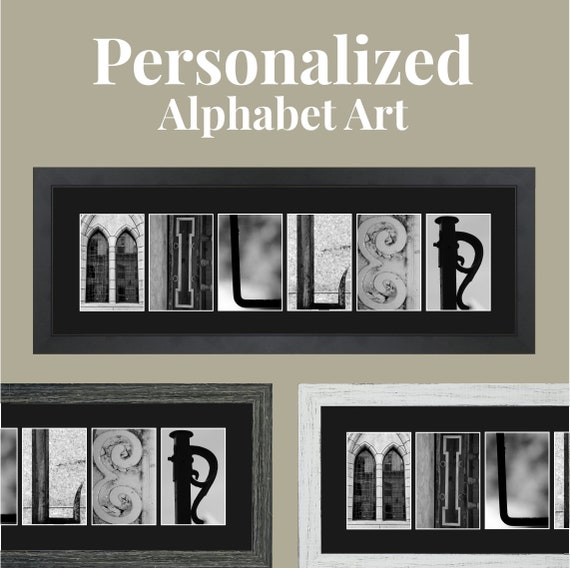 Personalized Alphabet Art Gift