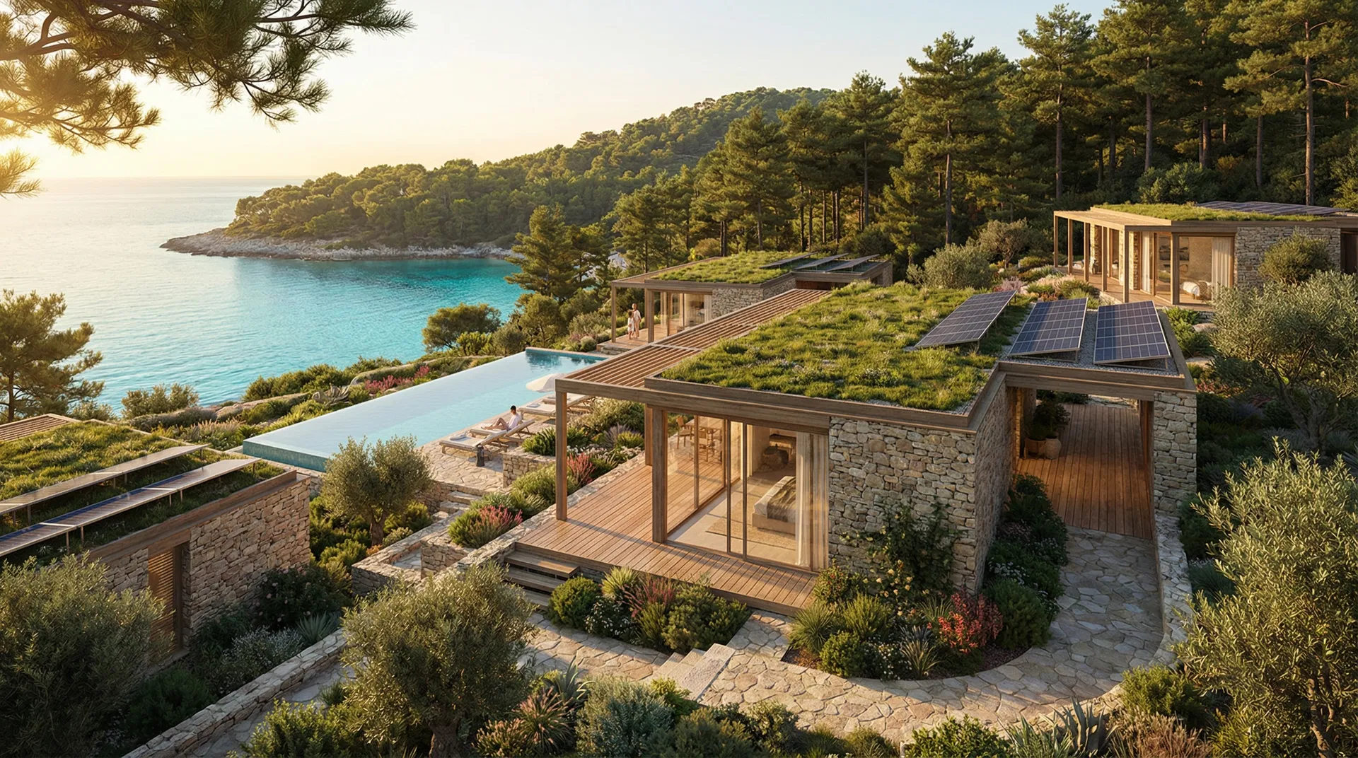 Eco resort concept visualization