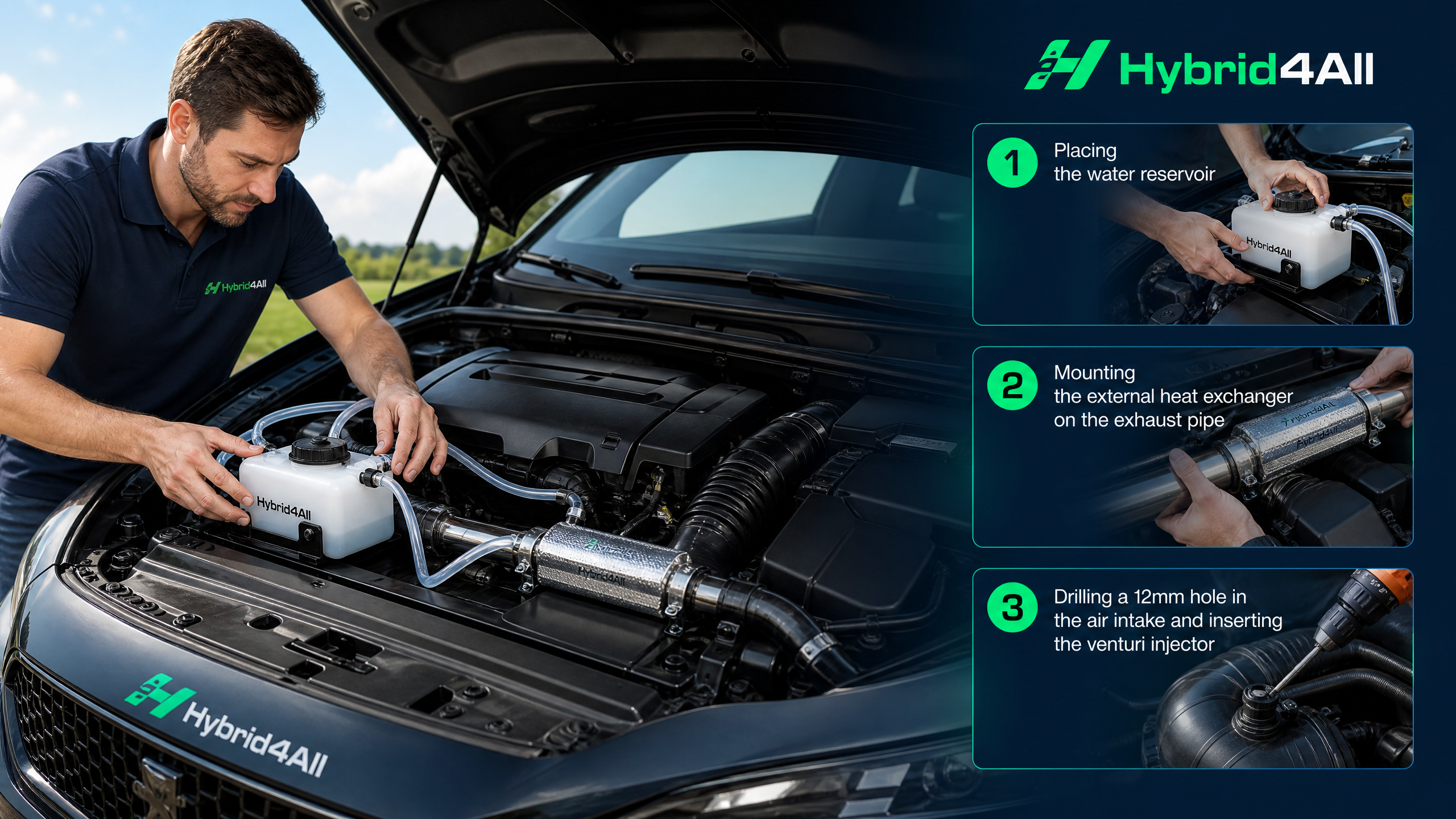 Simplicité d'Installation Hybrid4All