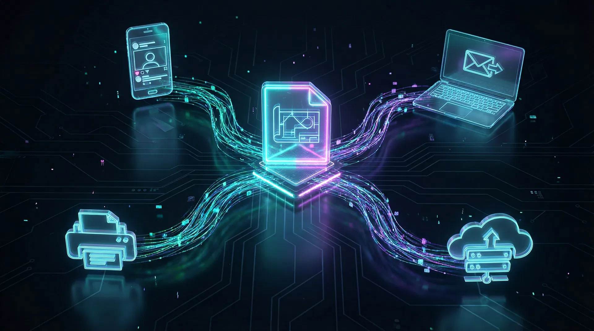 Export and share across platforms