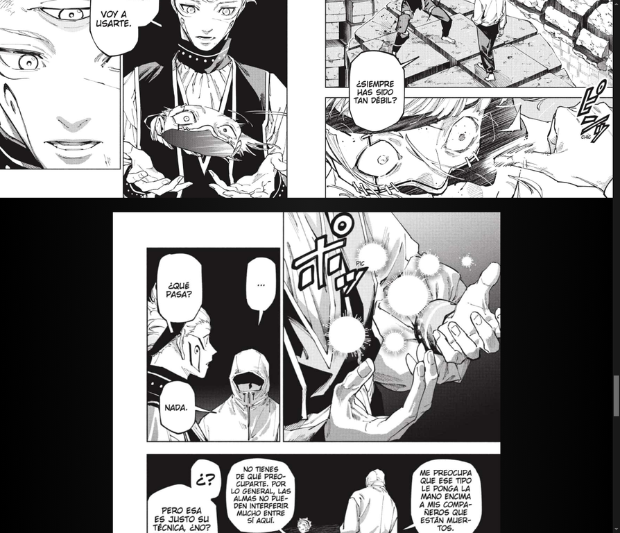 Mahito em destaque, sendo utilizado no plano de Marulu capitulo-22-dropraro