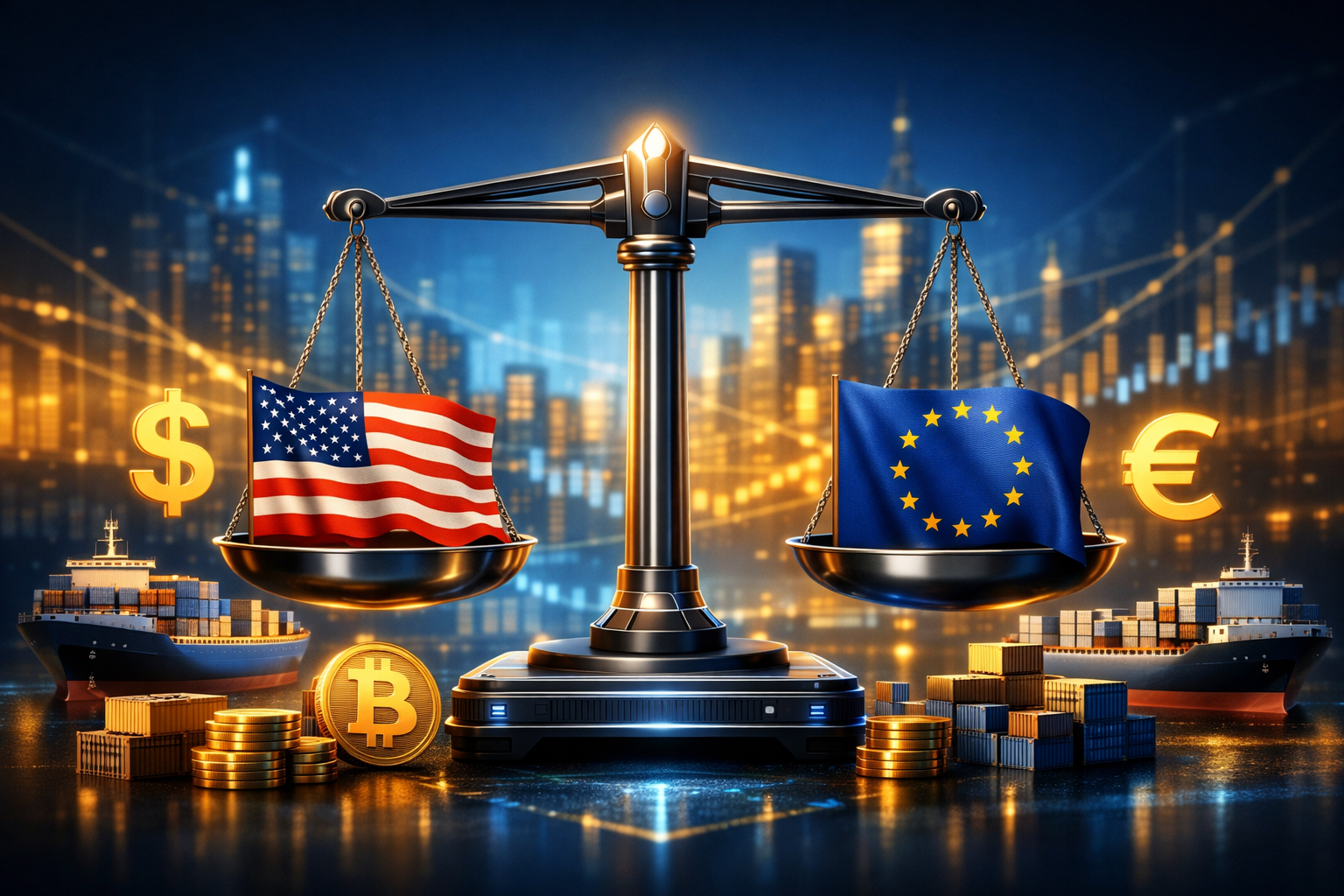 Tensão Econômica EUA e Europa