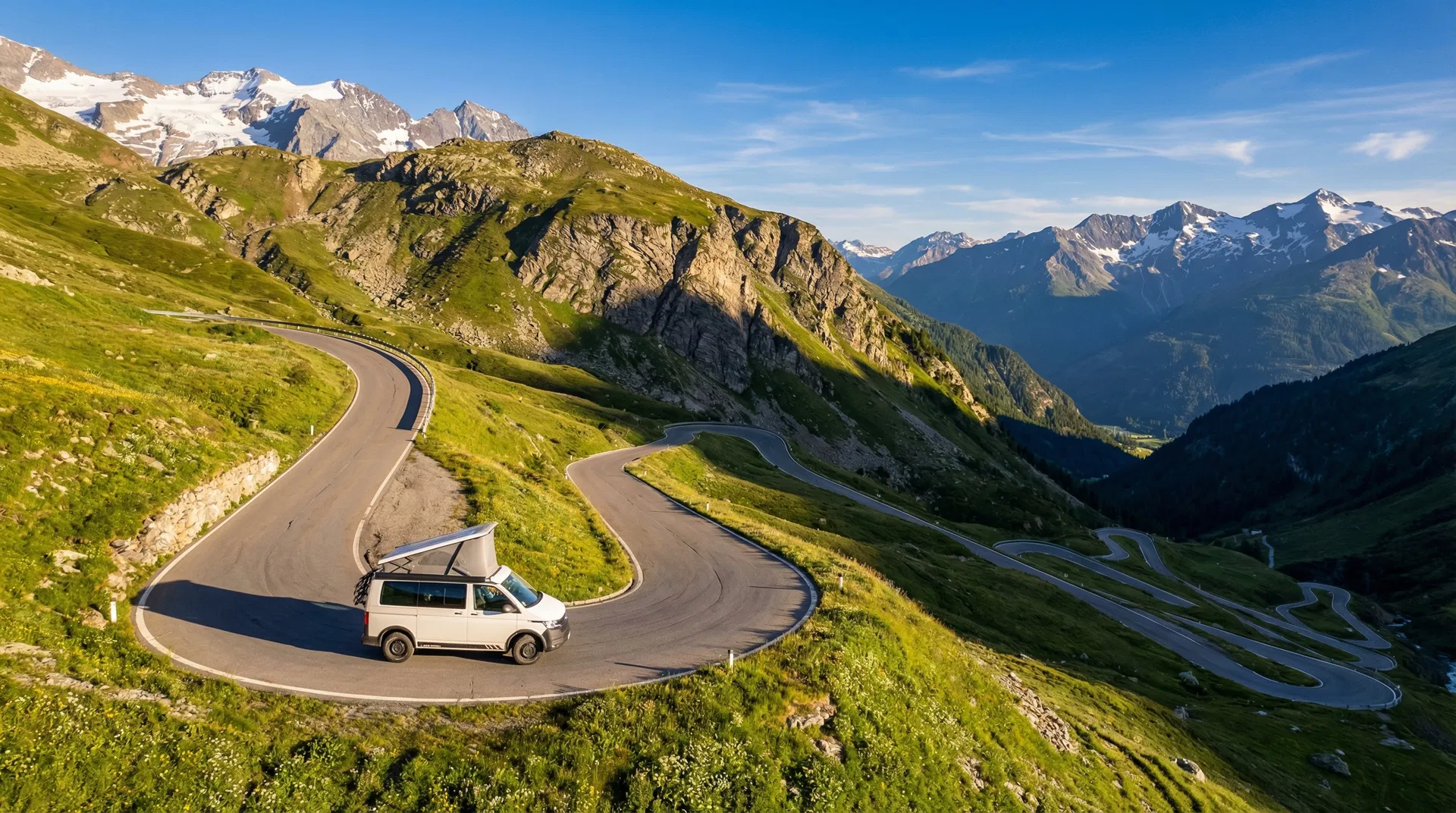 Camper tunen voor bergen