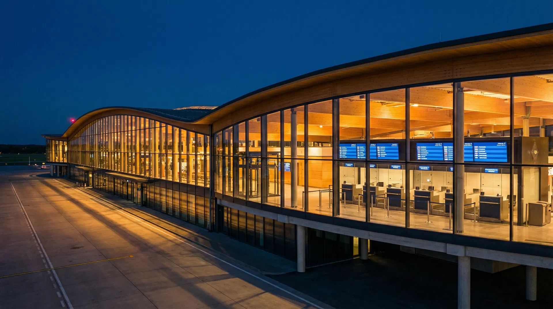 European airport terminal with travellers preparing for ETIAS travel authorisation
