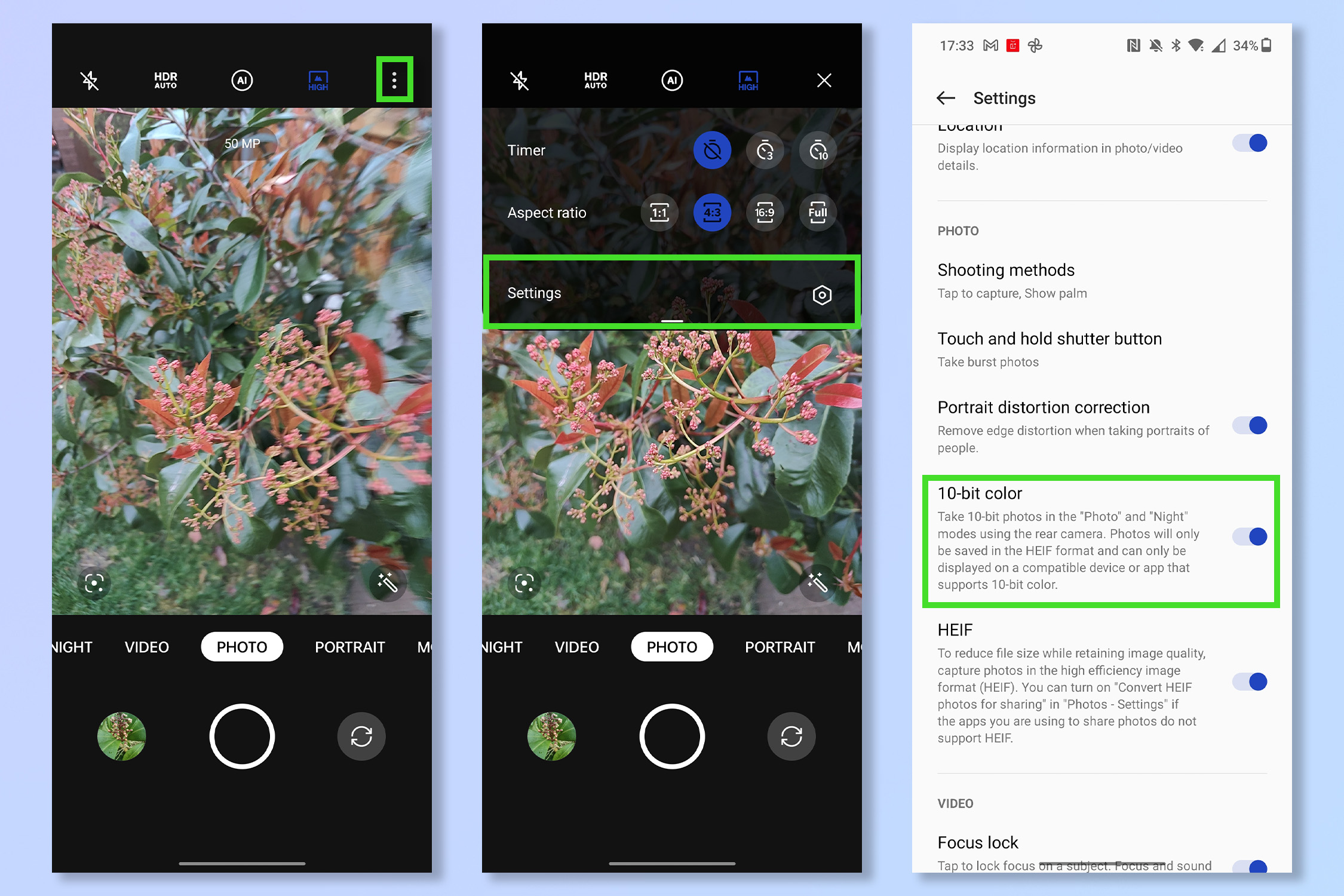 Recursos de Câmera em Celulares Android