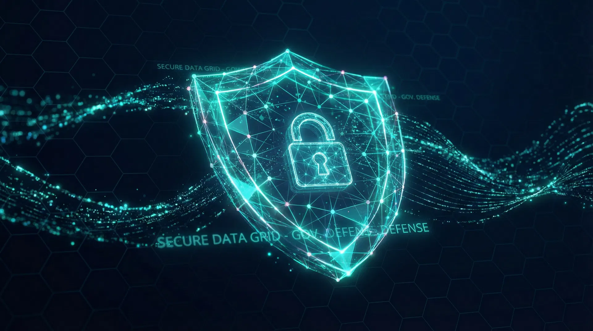 Data Shield Background