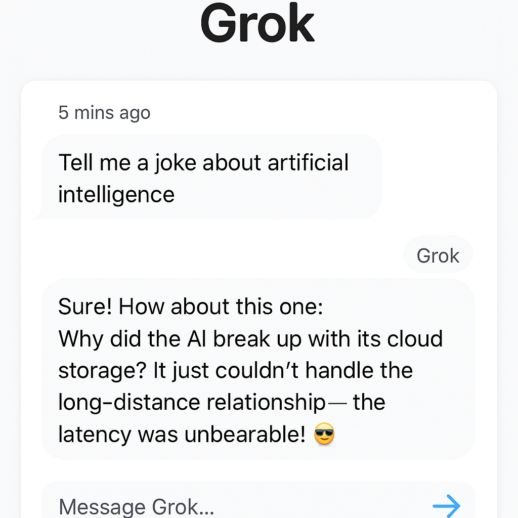 Grok AI Interface