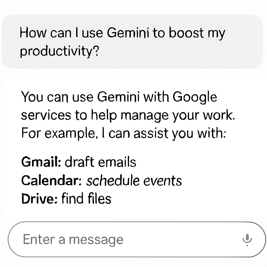 Gemini AI Interface