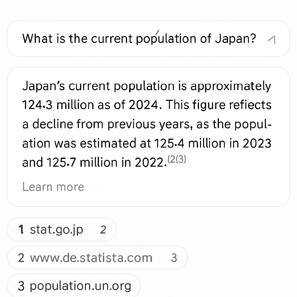 Perplexity AI Interface