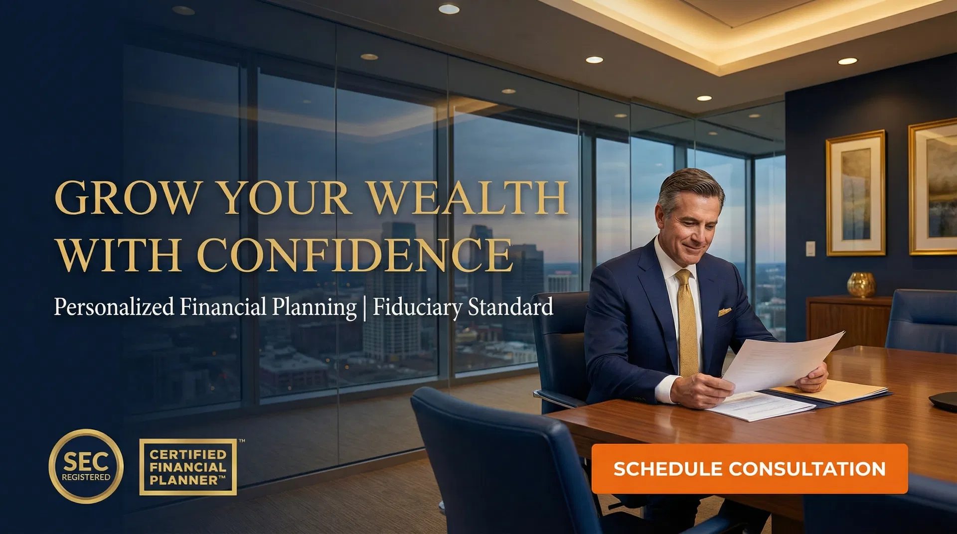 Financial Services ad example