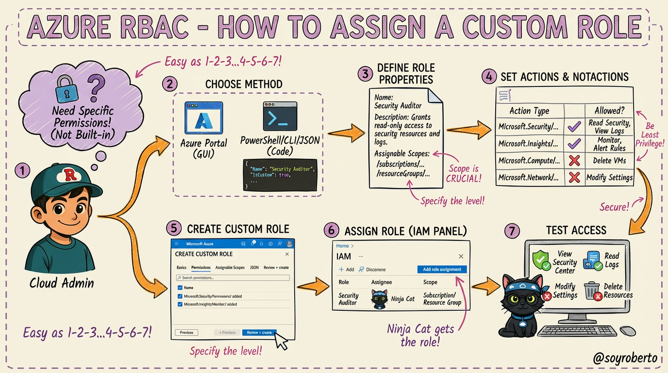 How to Assign a Custom Azure RBAC Role