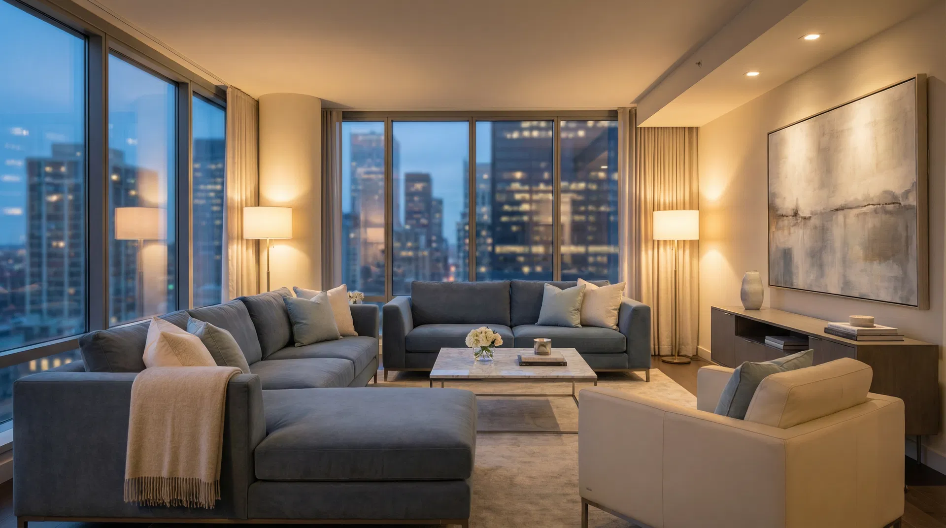 Luxury corporate housing interior