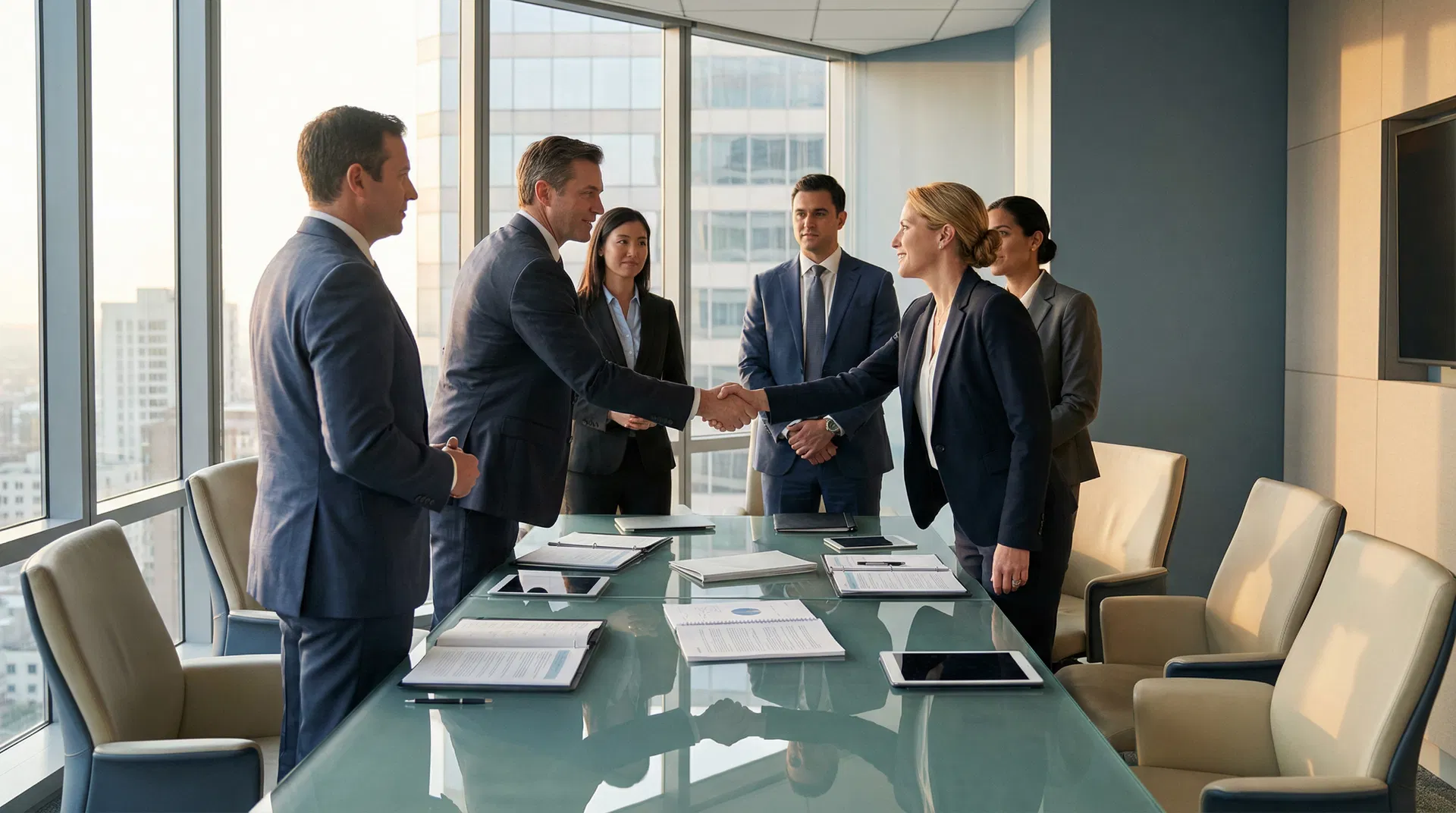 Insurance partnership meeting