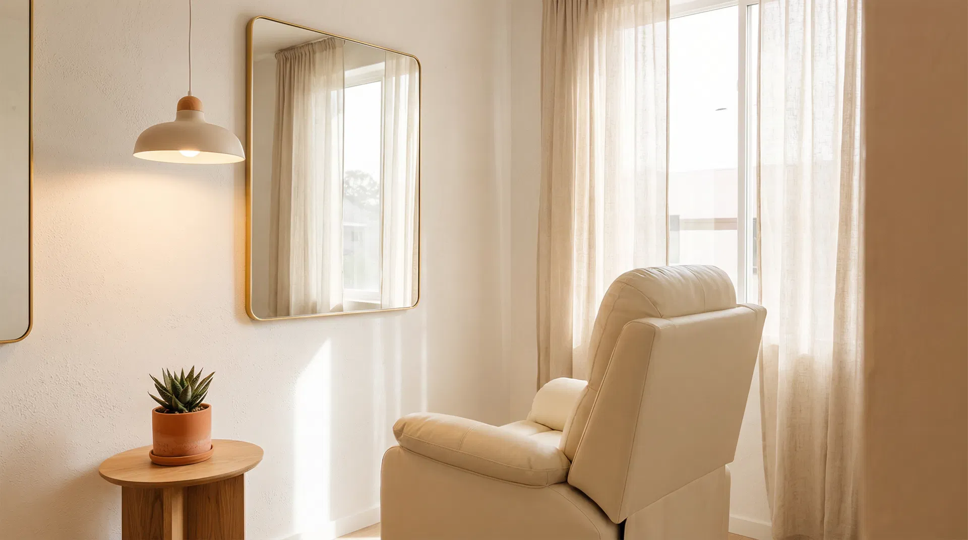 Liberty サロン内装 - 温かみのあるプライベート空間