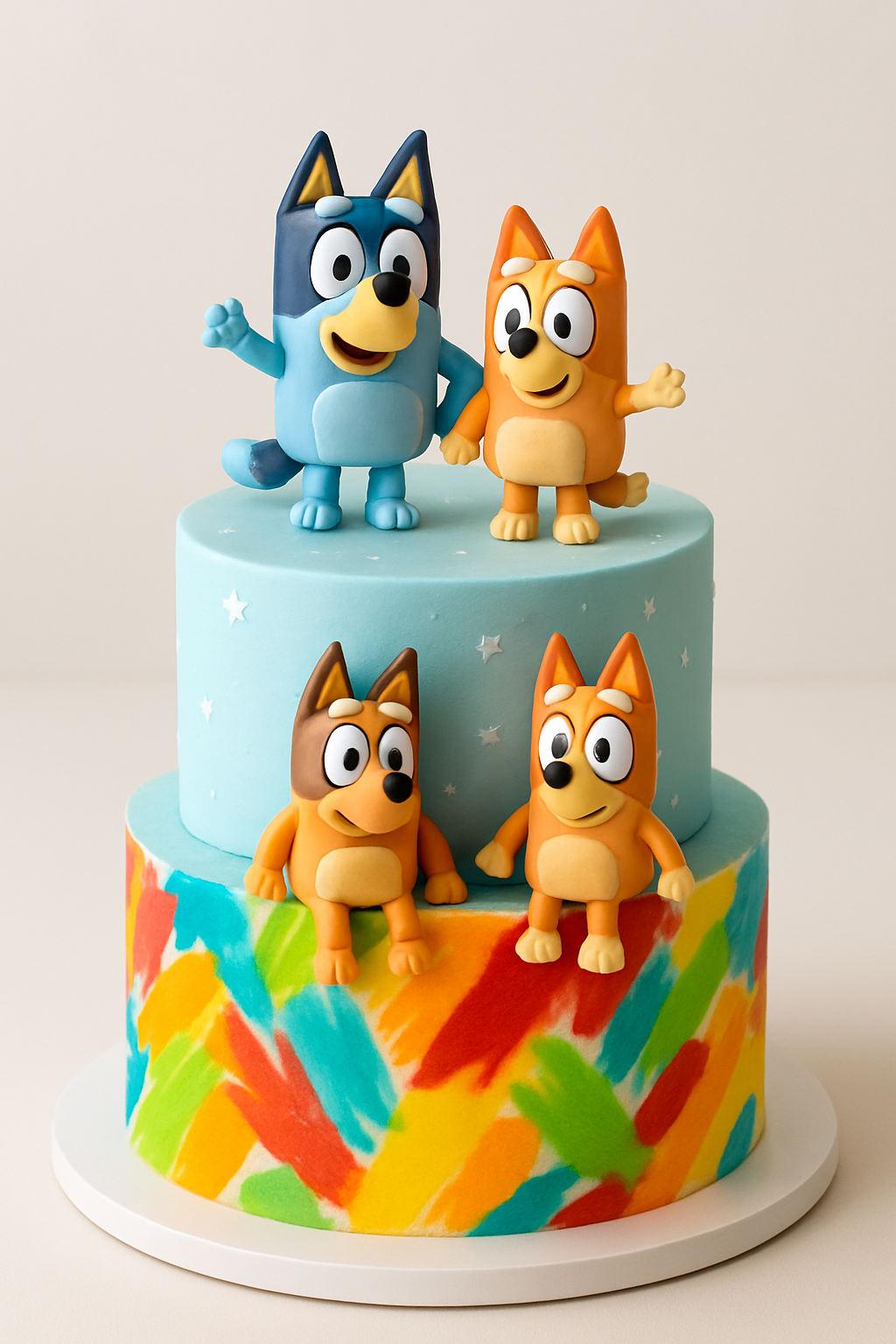 Bolo A Família Heeler em Ação