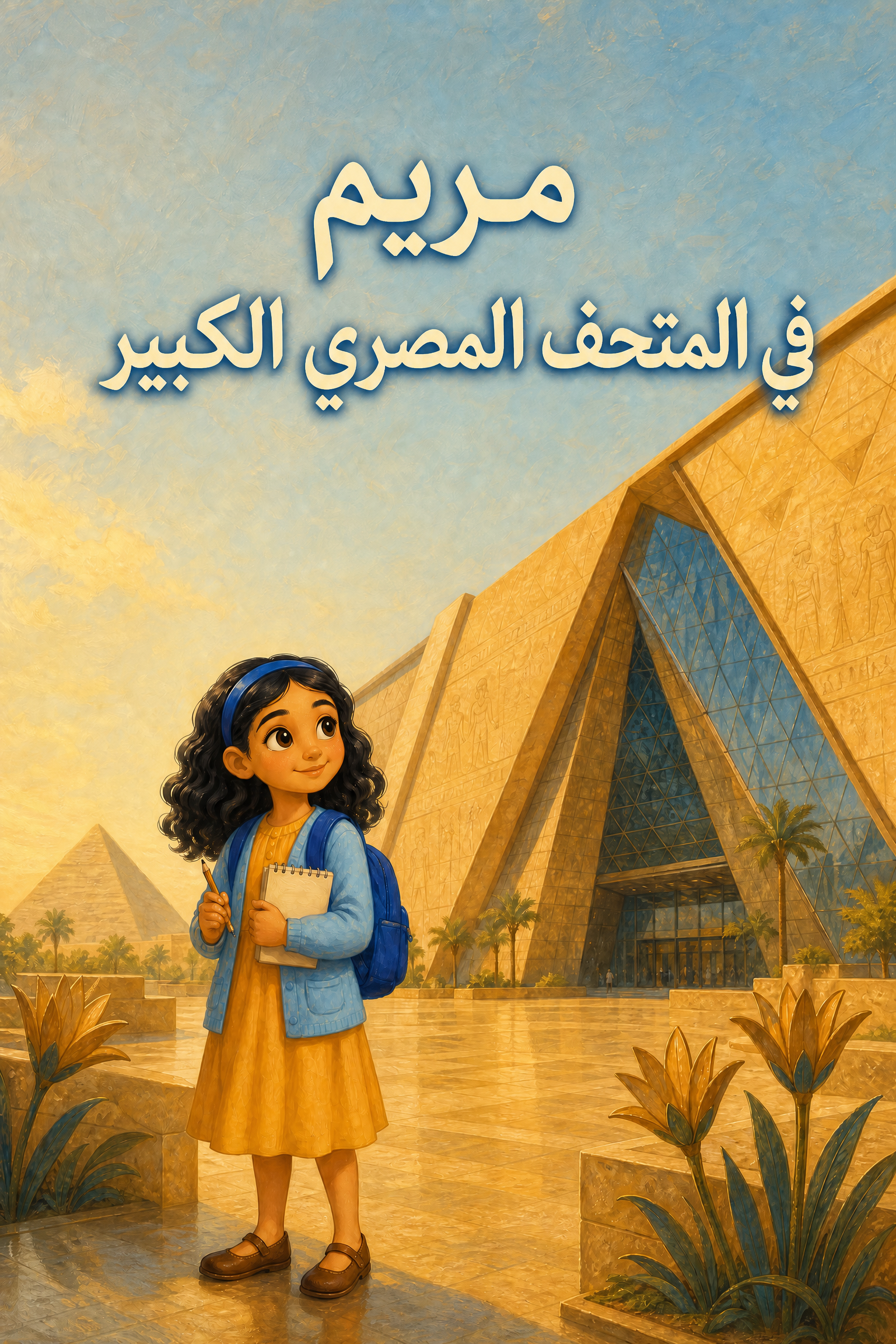 غلاف قصة مريم في المتحف المصري الكبير