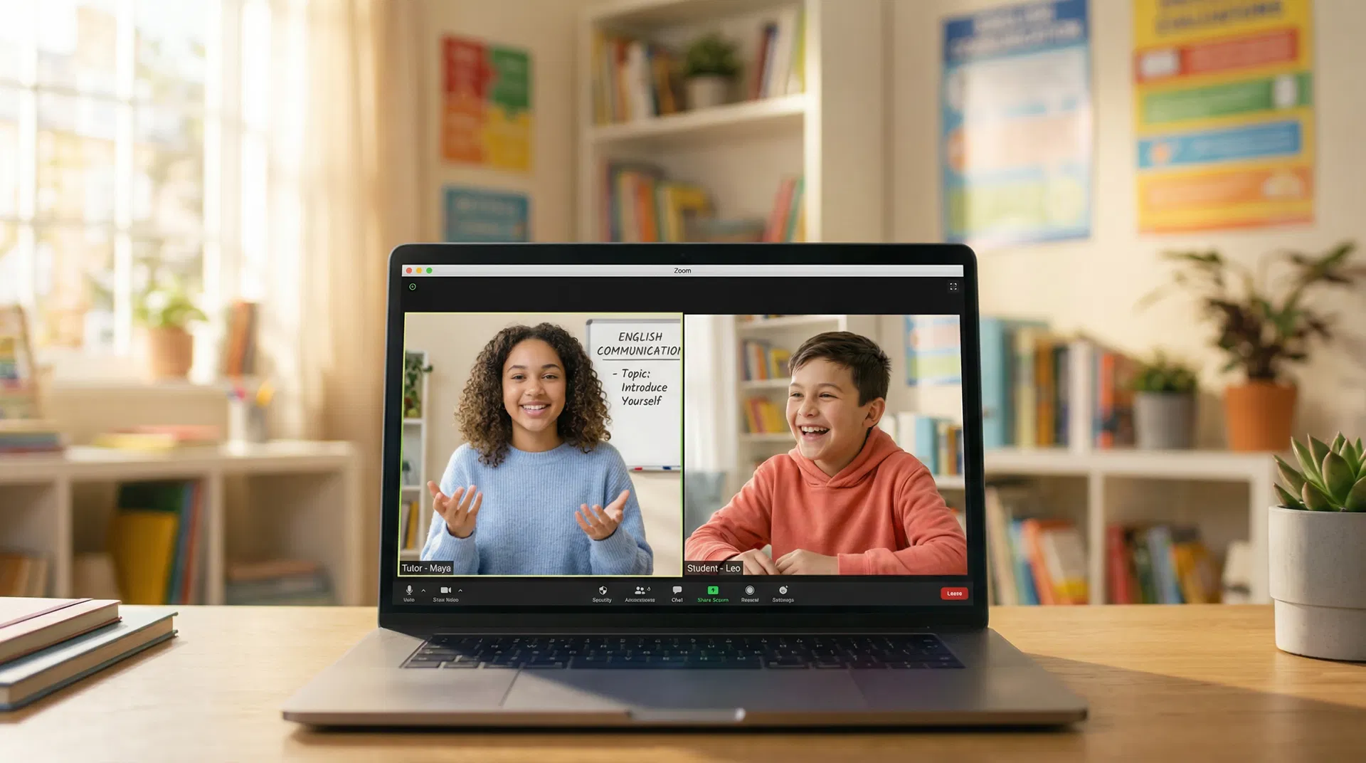 Virtual tutoring session