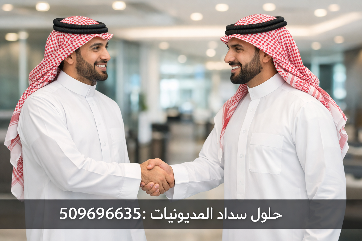 مصافحة تعبر عن إتمام الصفقة والنجاح المالي