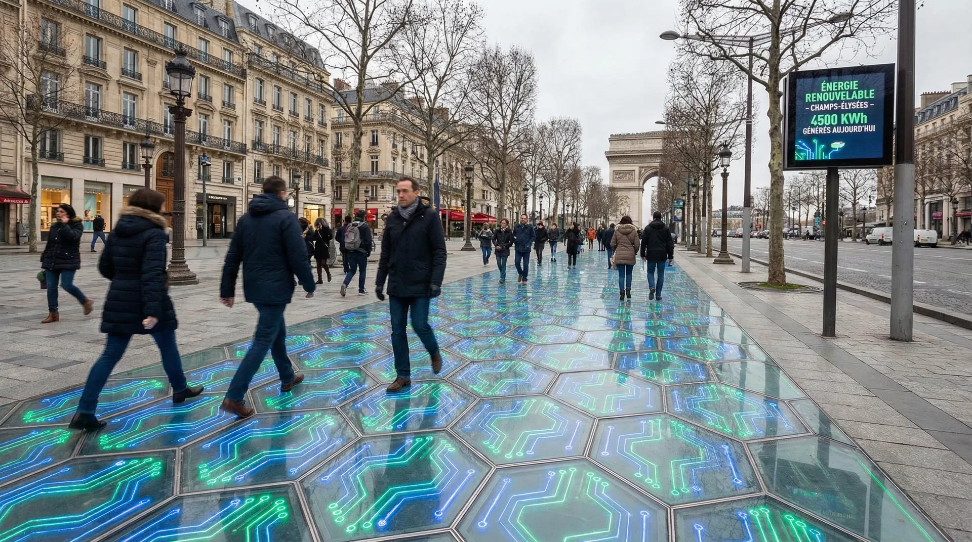 Dalle a Pression Champs-Elysees